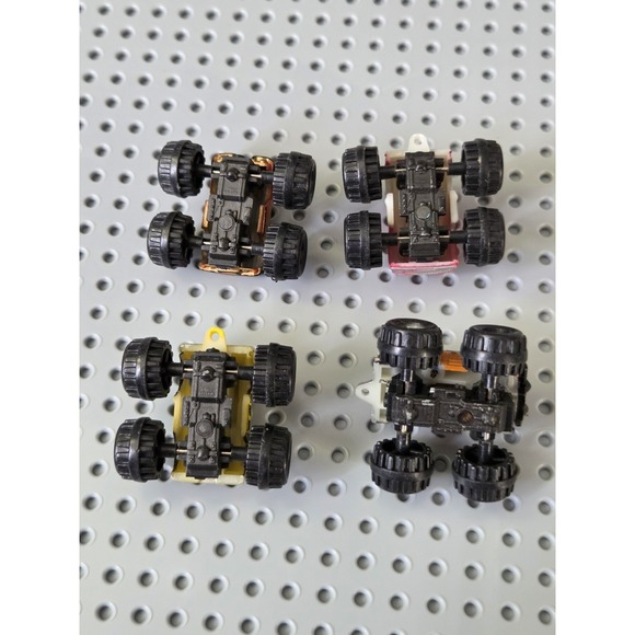 Micro Machines Monster Truck Lot of 4 Vintage Galoob 1987 Datsun Chevy - Picture 11 of 11